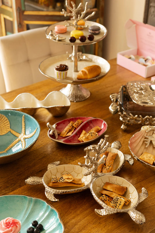 Aluminium - 3 Section Turtle Condiment Server (UHD)