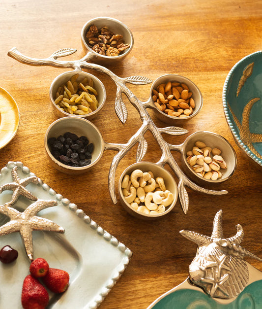 Aluminium 6 Dip Leafy Branch Server (UHD)