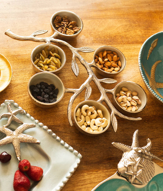 Aluminium 6 Dip Leafy Branch Server (UHD) Urban Nivasa