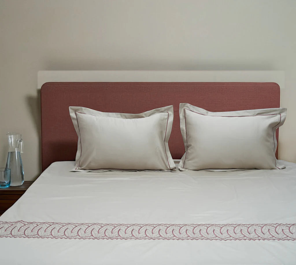 Art Lacey Legacy (400 TC) - 100% Cotton King-Size Bedsheet + 2 Pillow Covers