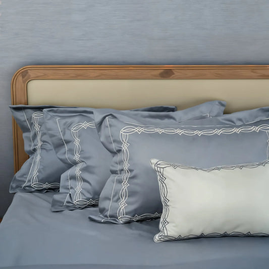 Junoon Royale Sell (400 TC) - 100% Cotton King-Size Bedsheet + 4 Pillow Covers