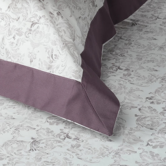 Laska Noyo (150 TC) - 100% Cotton King-Size Bedsheet + 2 Pillow Covers