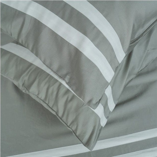 Viviz Mint Green (600 TC) - 100% Cotton King-Size Bedsheet + 2 Pillow Covers