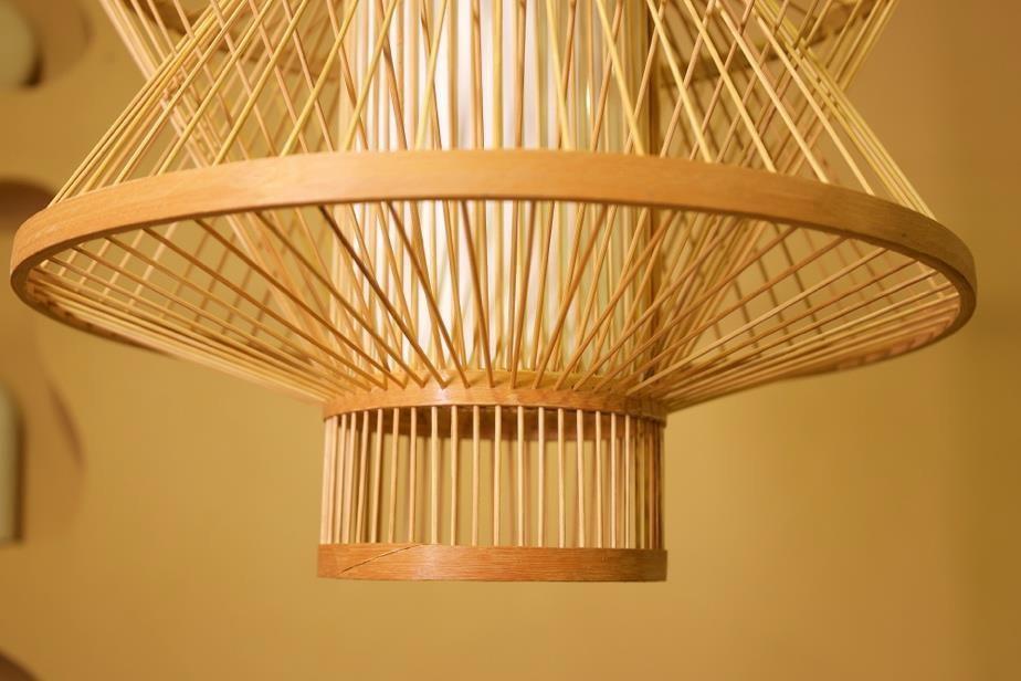 Artisan Bamboo Lamp Shade D48cm x H57cm (D)