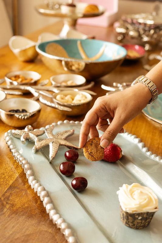 Aluminium Wavy Serving Platter (UHD)