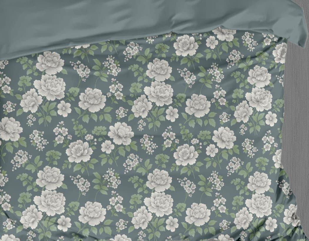 Bellezza Elegant Floral Polycotton Double Bedsheet Set - 110 GSM Polycotton Bedsheet + 2 Pillow Covers Urban Nivasa