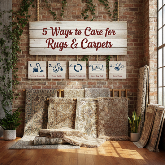 5 ways to care for rugs and carpets with home decor rug display