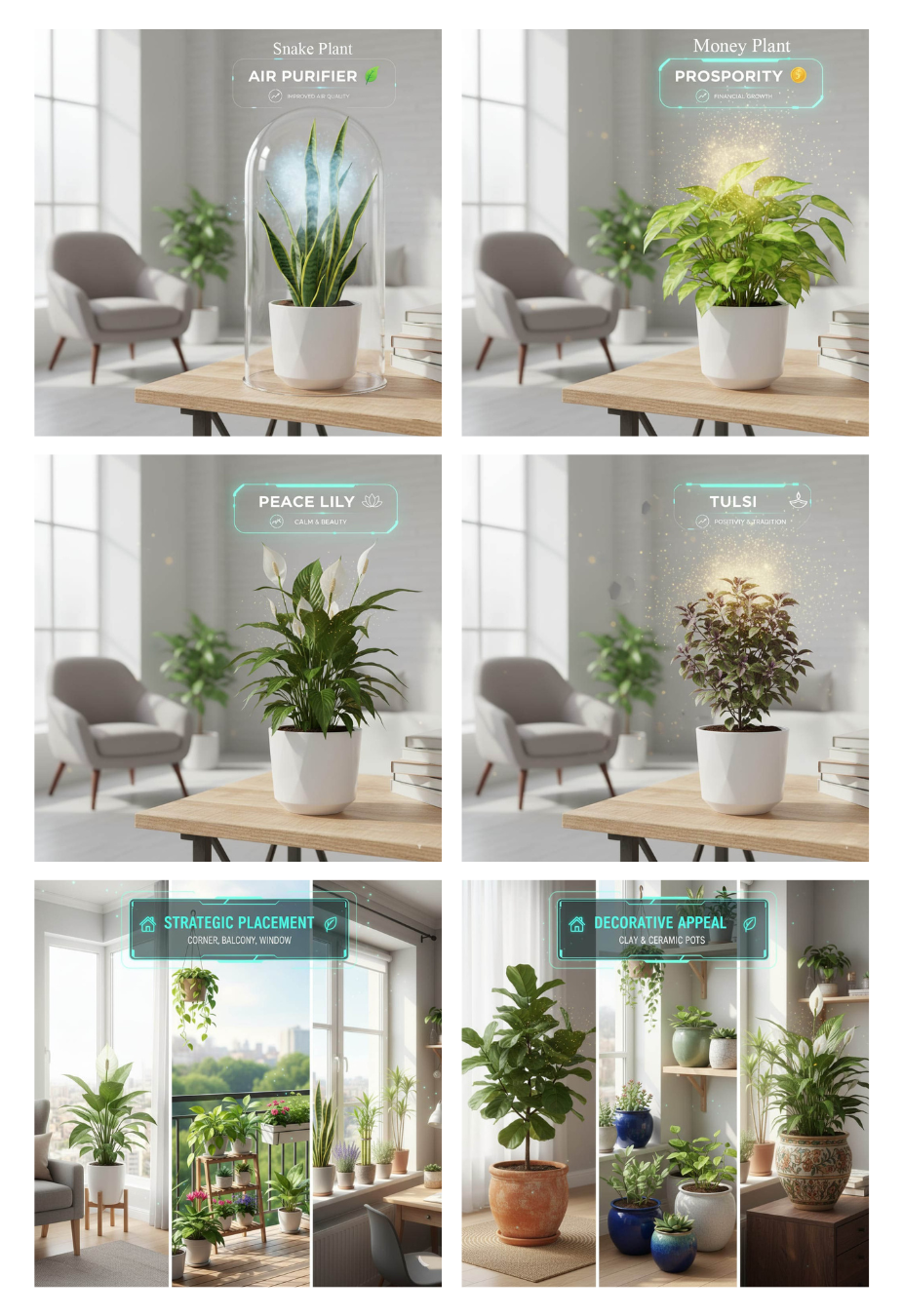 Benefits of Indoor Plants for Health & Vastu