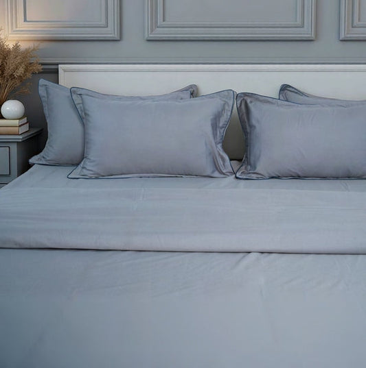 ORIGIN Bedsheet (400TC) - 100% Cotton King-Size Bedsheet + 2 Pillow Covers Urban Nivasa