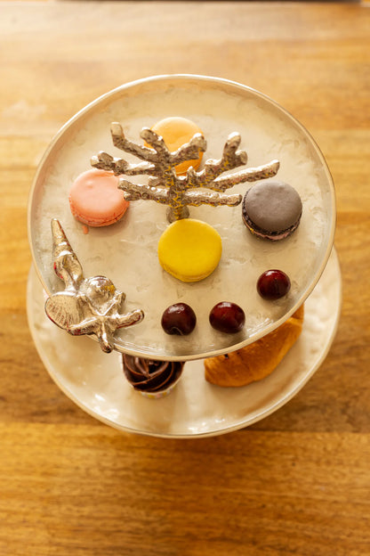 Aluminium 2 Tier cake stand / Charlie (UHD)