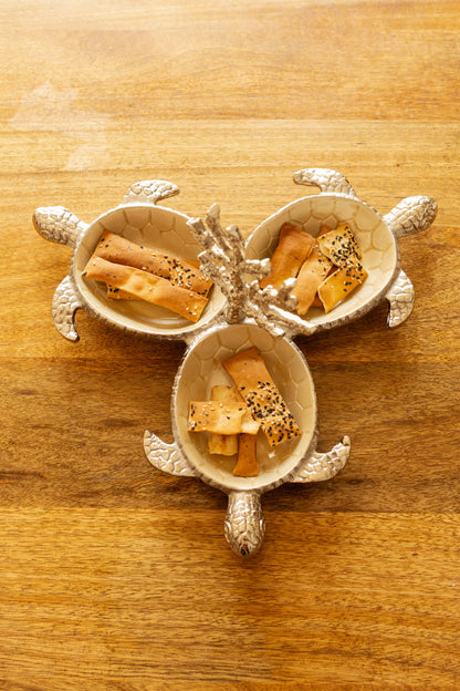 Aluminium - 3 Section Turtle Condiment Server (UHD)