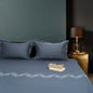 Art Midnight Royale (400 TC) - 100% Cotton King-Size Bedsheet + 2 Pillow Covers