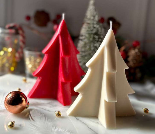 Sculptural Christmas Tree Candle (CC)