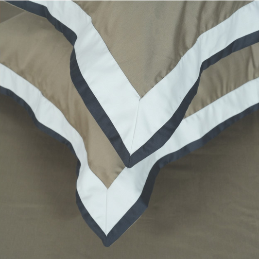 EATON Bedsheet (400TC) - 100% Cotton King-Size Bedsheet + 2 Pillow Covers Urban Nivasa