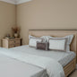 Junoon Cramel Touch Junoon Light Pink (400 TC) - 100% Cotton King-Size Bedsheet + 2 Pillow Covers