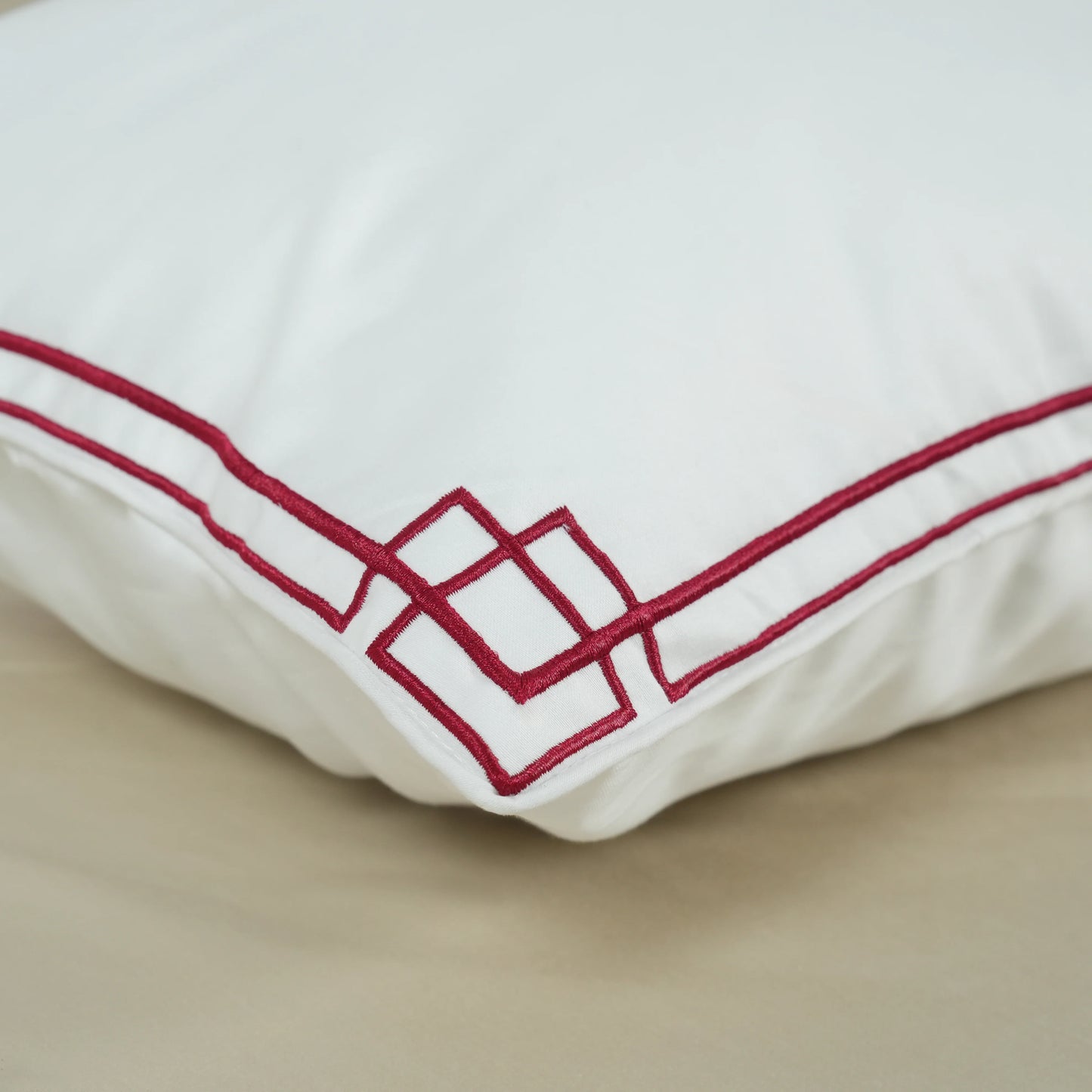 Junoon Hermione Junoon Light Pink (400 TC) - 100% Cotton King-Size Bedsheet + 2 Pillow Covers
