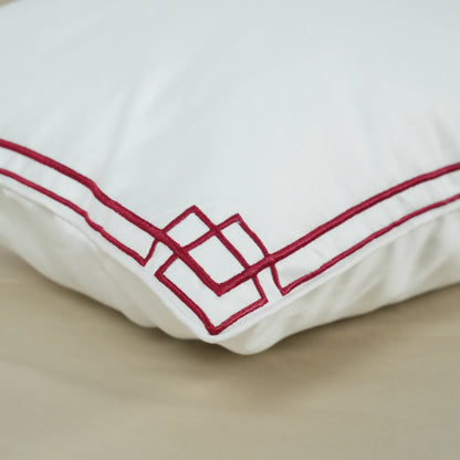 Junoon Hermione Junoon Light Pink (400 TC) - 100% Cotton King-Size Bedsheet + 2 Pillow Covers