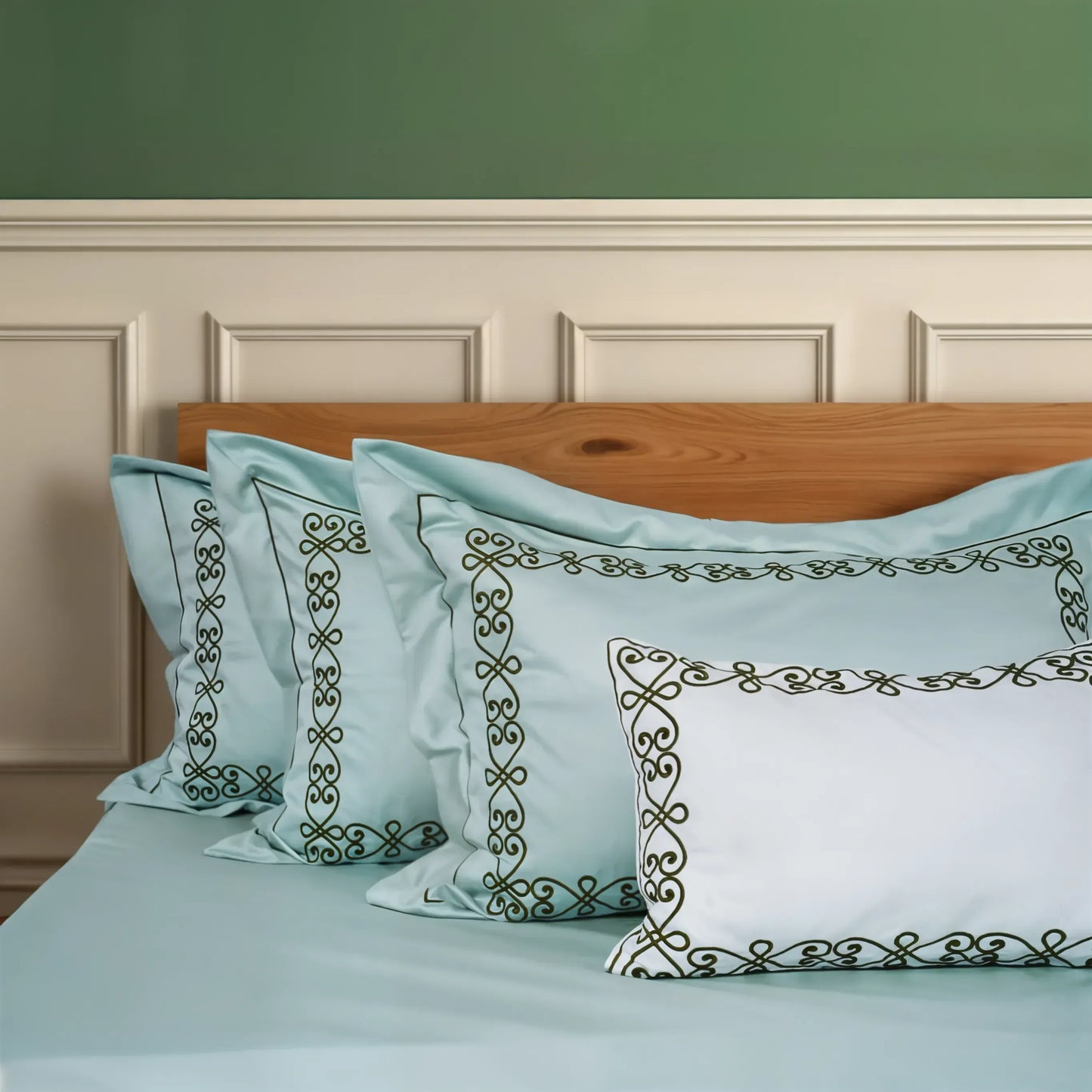 Junoon John Snow Junoon Light Pink (400 TC) - 100% Cotton King-Size Bedsheet + 2 Pillow Covers