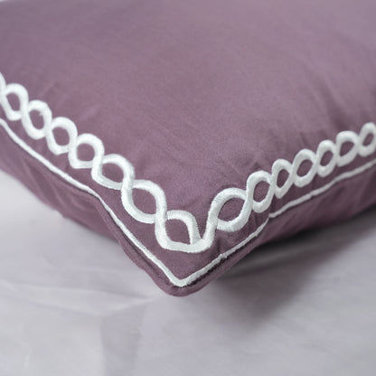 Junoon Light Pink (400 TC) - 100% Cotton King-Size Bedsheet + 2 Pillow Covers
