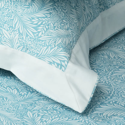 Laska Blue Orbits (150 TC) - 100% Cotton King-Size Bedsheet + 2 Pillow Covers