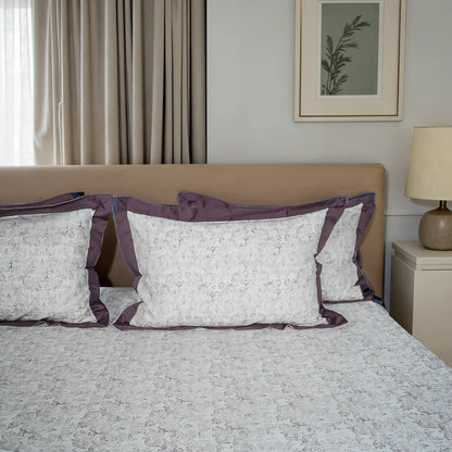 Laska Noyo (150 TC) - 100% Cotton King-Size Bedsheet + 2 Pillow Covers