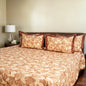 Laska Skewing (150 TC) - 100% Cotton King-Size Bedsheet + 2 Pillow Covers
