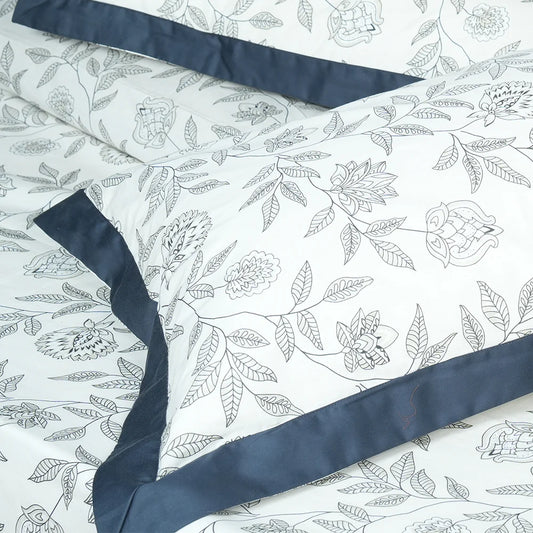 Laska Zeno (150 TC) - 100% Cotton King-Size Bedsheet + 2 Pillow Covers