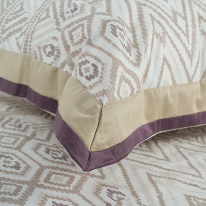 Lavish Sand Wave 100% Cotton King-Size Bedsheet + 2 Pillow Covers
