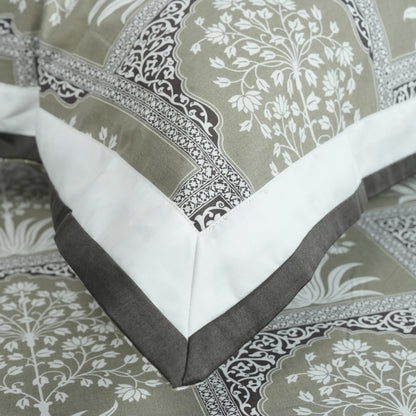 Lavish Stanny 100% Cotton King-Size Bedsheet + 2 Pillow Covers