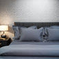 Luxor Steel Luxe (300 TC) - 100% Cotton King-Size Bedsheet + 2 Pillow Covers
