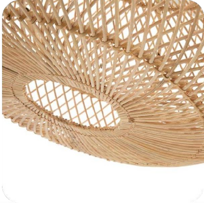 Handwoven Rattan Bamboo Lamp Shade D60cm x H30cm (D)
