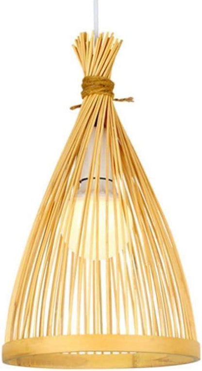 Handwoven Bamboo Cone Lamp Shade D30cm x H45cm (D)