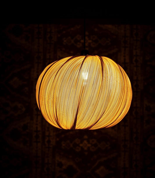 Contemporary Tapered Bamboo Lamp Shade D40cm x H28cm (D)