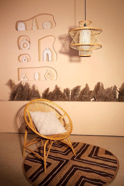 Artisan Bamboo Lamp Shade D48cm x H57cm (D)