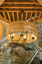Grand Drum Jute Lamp Shade D60cm x H25cm (D)