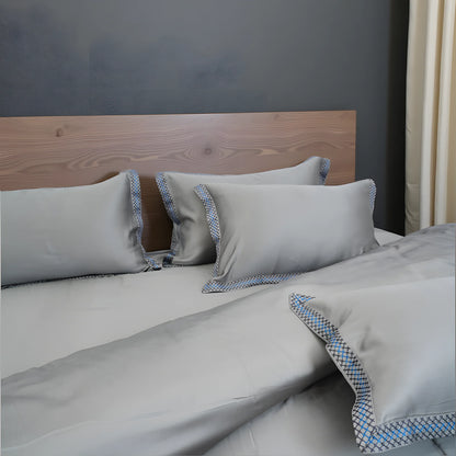 Pristine Some (300 TC) - 100% Cotton King-Size Bedsheet + 2 Pillow Covers