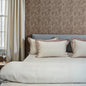Pristine White Skin (300 TC) - 100% Cotton King-Size Bedsheet + 2 Pillow Covers