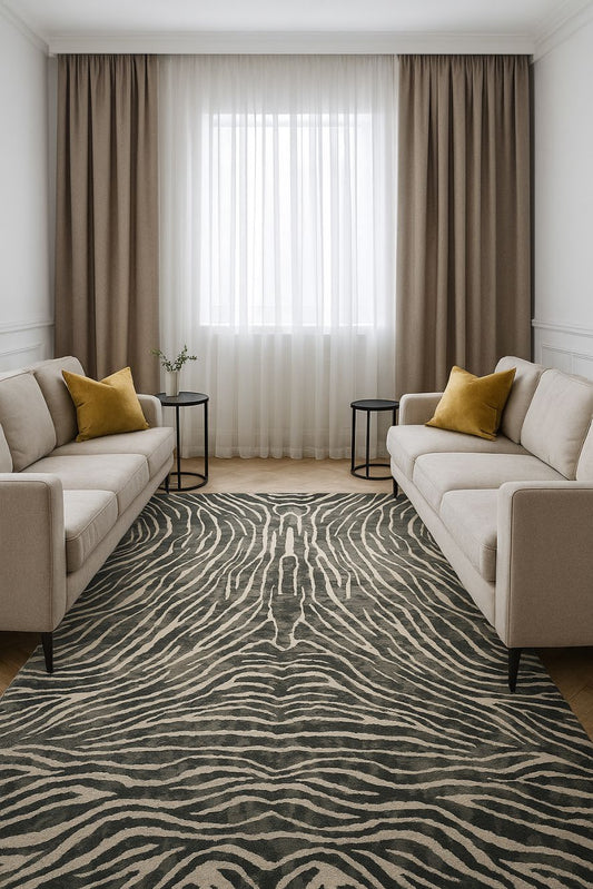 Zebra Stripe Statement Rug - BR
