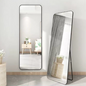 Versatile Full-Length Mirror with Rounded Corners - Standing/Hanging (LL)