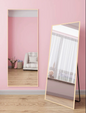 Sleek Full-Length Mirror with Sharp Corners - Standing/Hanging (LL)