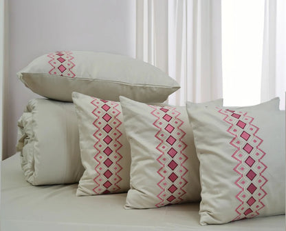 Unicorn Creamy Comfort (400TC) - 100% Cotton King-Size Bedsheet + 2 Pillow Covers