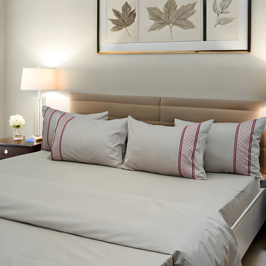 Unicorn Desert Dream (400TC) - 100% Cotton King-Size Bedsheet + 2 Pillow Covers