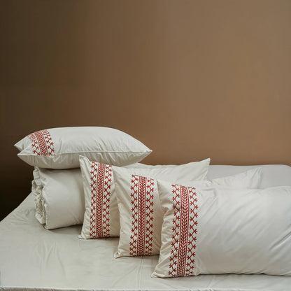 Unicorn Moonlight Dunes (400TC) - 100% Cotton King-Size Bedsheet + 2 Pillow Covers
