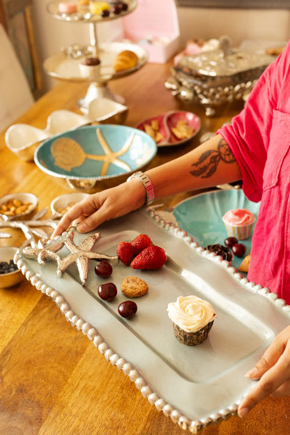 Aluminium Wavy Serving Platter (UHD)