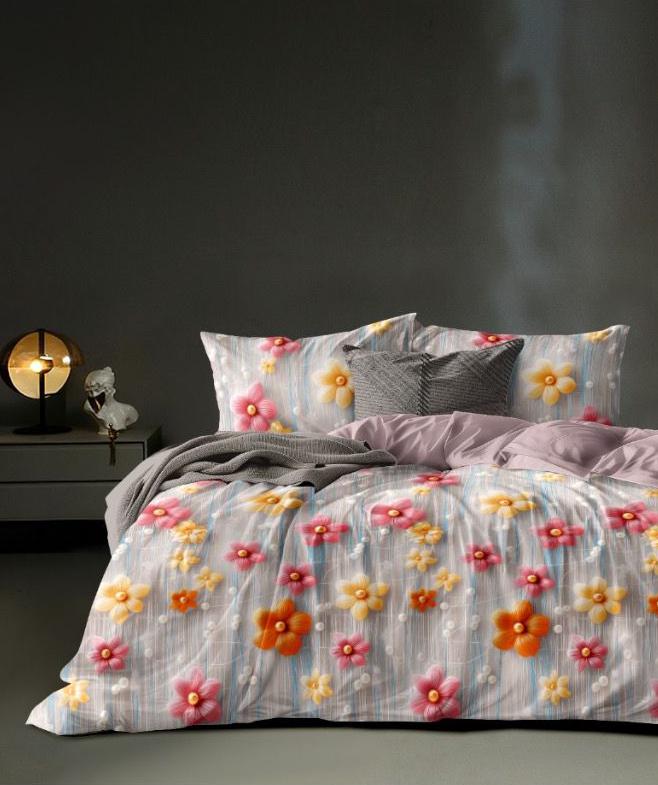 MAGIC 7D Vibrant Meadow Mix Super King Size Bedsheet Set - 150 GSM Glace Cotton Bedsheet + 2 Pillow Covers Urban Nivasa