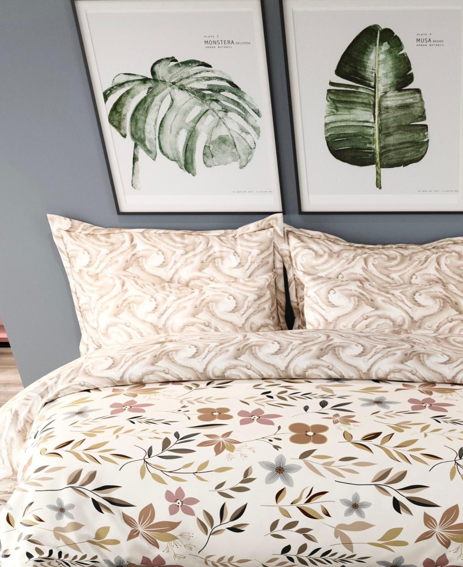 Dreamline Bohemian Queen Size Comforter Set - 1 Bedsheet + 2 Pillow Covers + 1 Comforter (BC) Urban Nivasa