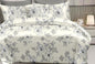 Feel Blooming Dreams Queen Size Bedsheet Set - 120 GSM Glace Cotton Bedsheet + 2 Pillow Covers Urban Nivasa
