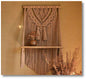 Artisan Macrame Wall Hanging with Floating Shelf (RH)