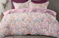 Feel Elegant Pink Floral Queen Size Bedsheet Set - 120 GSM Glace Cotton Bedsheet + 2 Pillow Covers Urban Nivasa
