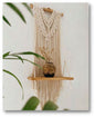 Boho Macrame Wall Hanging with Floating Shelf (RH)